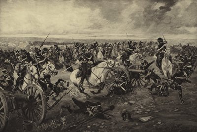 Bataille de Waterloo, 1815 (gravure) - Henri Louis Dupray