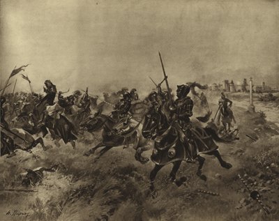 Bataille des Éperons - Henri Louis Dupray