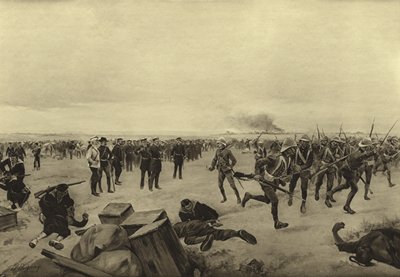 Défense de la Légation Chinoise, 1900 - Henri Louis Dupray