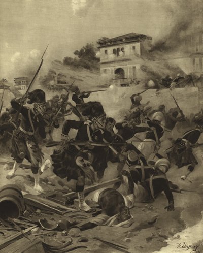Le Secours de Lucknow, 1858 - Henri Louis Dupray