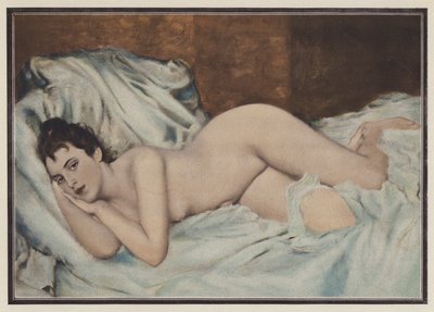 Femme nue sur un lit - Henri Lucien (after) Doucet