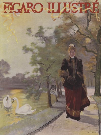 Couverture de Le Figaro Illustré, février 1891 - Henri Lucien Doucet