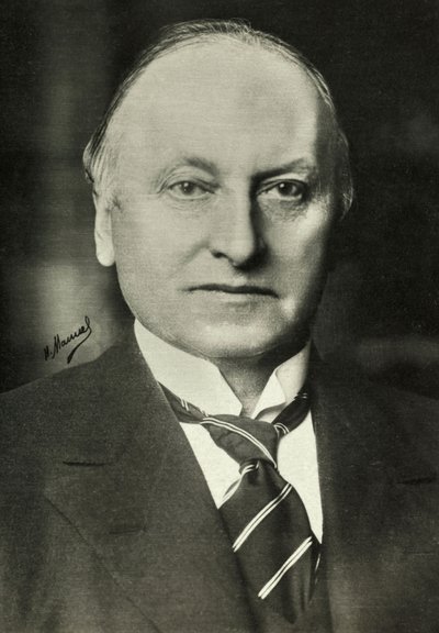 Portrait de Lord Georges Curzon (photo) - Henri Manuel