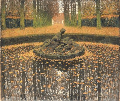 Le bassin de la Reine, Versailles, vers 1920 - Henri Martin