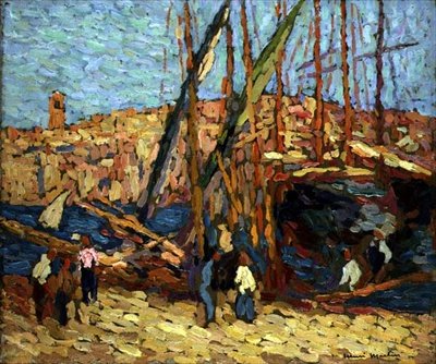 Étude pour Marseille, vers 1917 - Henri Martin
