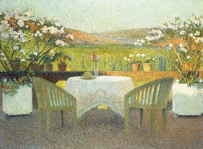 La Terrasse ensoleillée - Henri Martin
