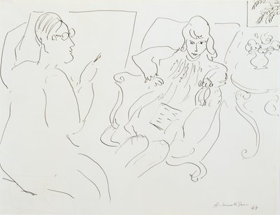 Artiste avec modèle - Henri Matisse