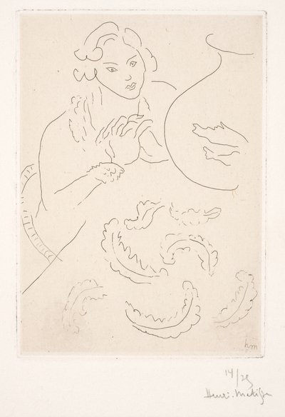 Figure près des poissons d