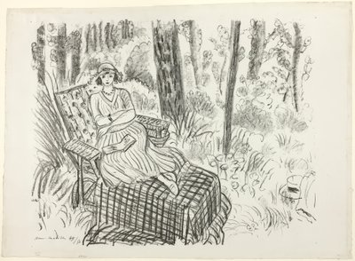 Fille sur une chaise - Henri Matisse