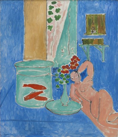 Poissons rouges et sculptures - Henri Matisse