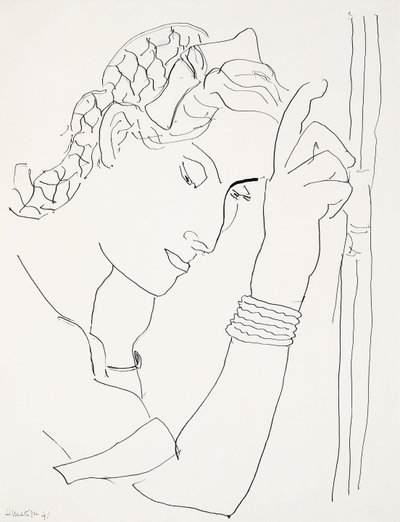 Tête de femme de profil - Henri Matisse