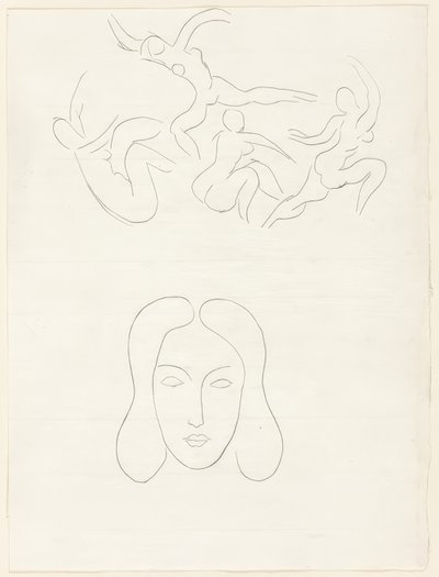 Hérodiade, Scène lV, planche treize des Poesies de Mallarmé - Henri Matisse