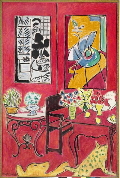 Grand intérieur rouge - Henri Matisse