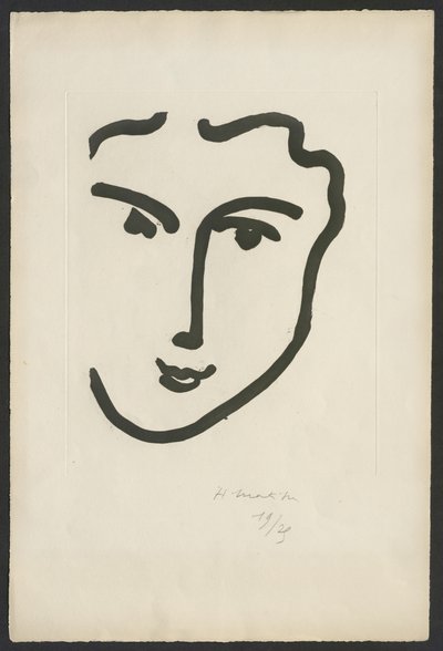 Nadia au sourire enjoué - Henri Matisse