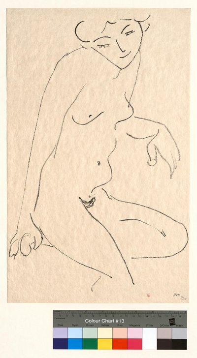 Nu de trois-quarts, la tête penchée - Henri Matisse