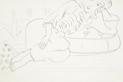 Odalisque damier, coussin - Henri Matisse