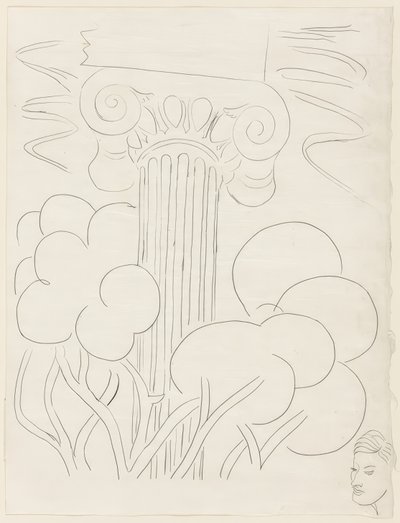 Plusieurs Sonnets: "A la nue accablante...", plate 29 from Poesies de Mallarmé - Henri Matisse