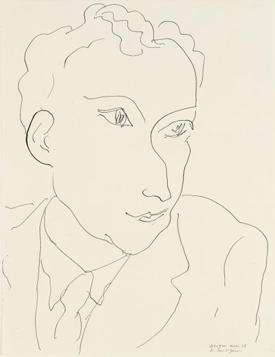 Portrait de Louis Aragon - Henri Matisse