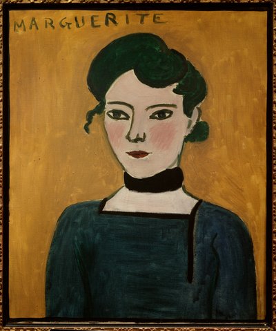 Portrait de Marguerite 1907 (huile sur toile) - Henri Matisse