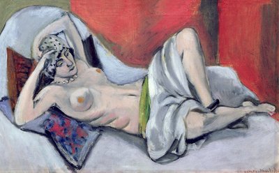 Nu couché avec draperie, vers 1923-24 (huile sur toile) - Henri Matisse