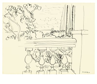 Vue sur la mer à Tahiti - Henri Matisse
