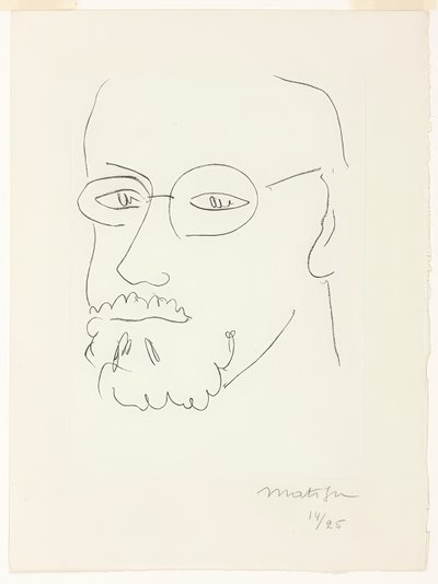 Autoportrait, vue de trois quarts - Henri Matisse