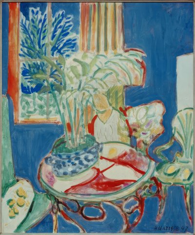 Petit intérieur en bleu - Henri Matisse