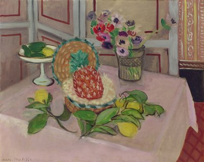Nature morte : Ananas et citrons - Henri Matisse
