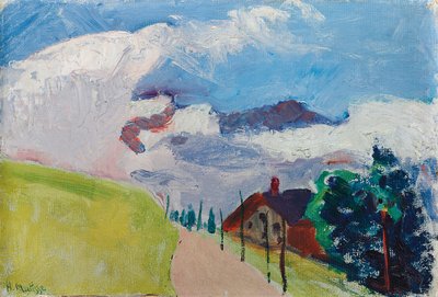 Paysage suisse (Route de Chezieres à Villars) - Henri Matisse