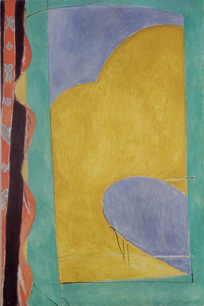 Le rideau jaune, vers 1915 (huile sur toile) - Henri Matisse