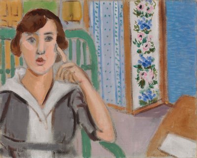 Woman and Screen (La Femme au paravent) - Henri Matisse