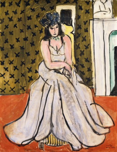 Femme avec un chapeau bleu - Henri Matisse