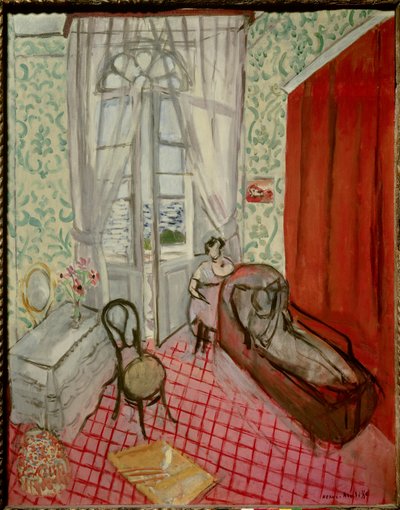 femmes au canape ou le divan 1921 (oil on canvas ) - Henri Matisse