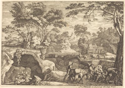 La Fuite en Égypte - Henri Mauperche