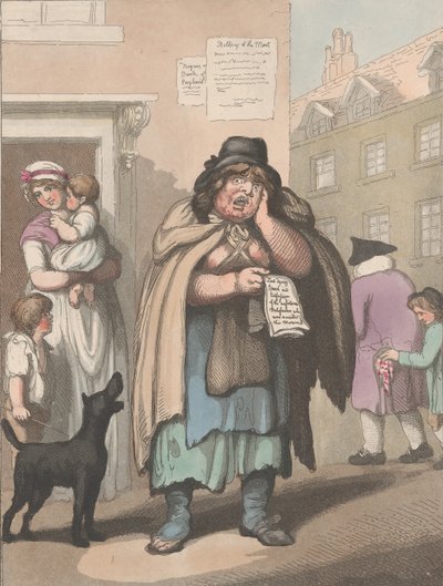 Les cris de Londres, n° 3 : Dernière confession et discours avant la mort, 20 février 1799 - Henri Merke