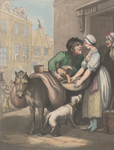 Les cris de Londres, n° 4 : Voulez-vous de la poussière de brique, 20 février 1799 - Henri Merke