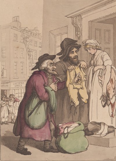 Les cris de Londres, No. 7, Vieux vêtements - Henri Merke