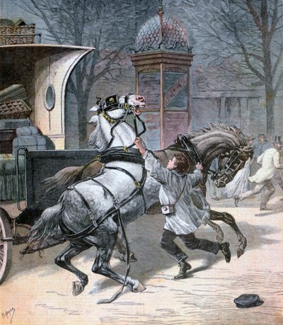 Un jeune homme courageux, Paris, 1892 - Henri Meyer