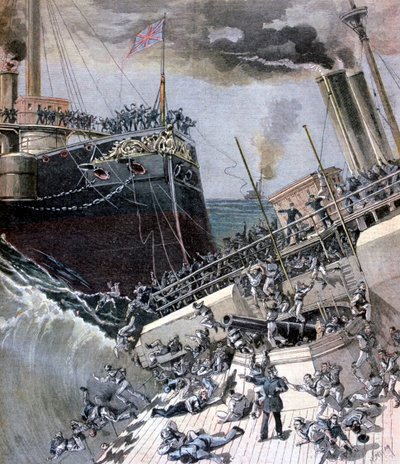 Un accident à bord du Victoria, 22 juin 1893 - Henri Meyer