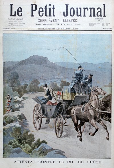 Attaque tentée contre le roi de Grèce, 1898 - Henri Meyer