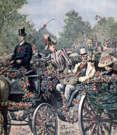 Parade de la bataille des fleurs, 1891 - Henri Meyer