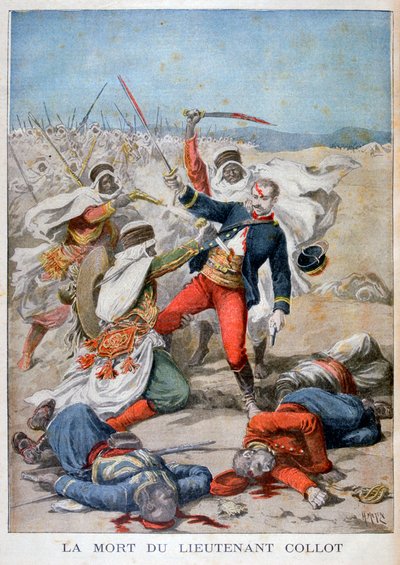 Mort du lieutenant Collet, Algérie, 1896 - Henri Meyer