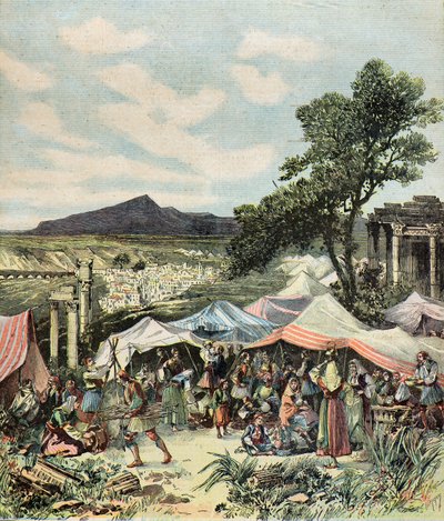 Survivants du tremblement de terre à Thèbes - Henri Meyer