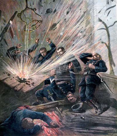Explosion au poste de police de la rue des Bons-Enfants, Paris, 1892 - Henri Meyer