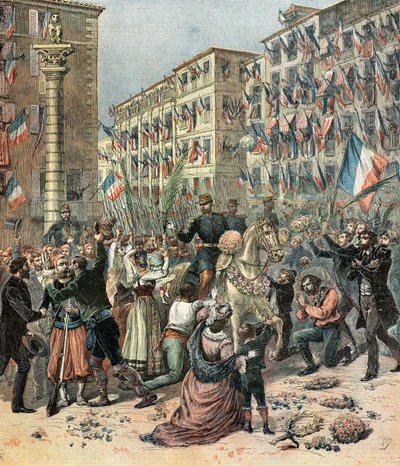 Les troupes françaises entrent à Milan - Henri Meyer
