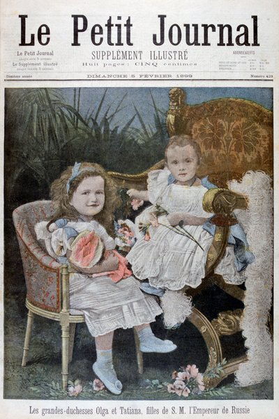 Grandes-duchesses Olga et Tatiana de Russie, 1899 - Henri Meyer