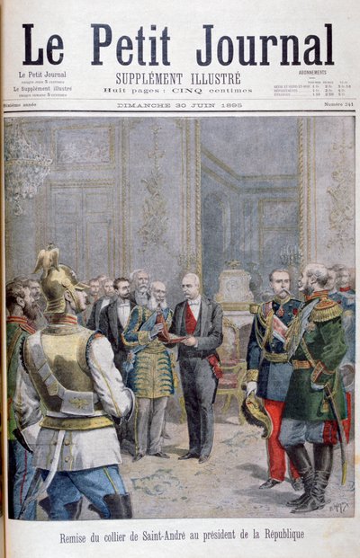 Remise du collier de Saint André au Président de la République, 1895 - Henri Meyer
