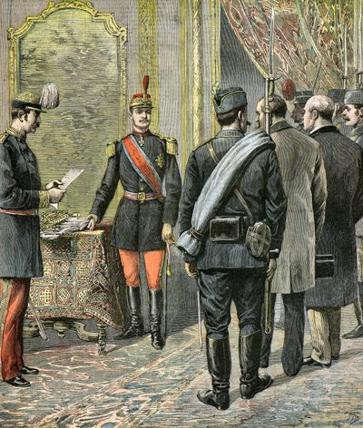 Le roi Alexandre Ier prend le pouvoir en Serbie - Henri Meyer