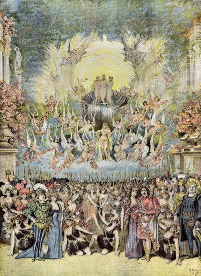 La troupe du theatre de la gaite a paris,1895 (Illustration) - Henri Meyer