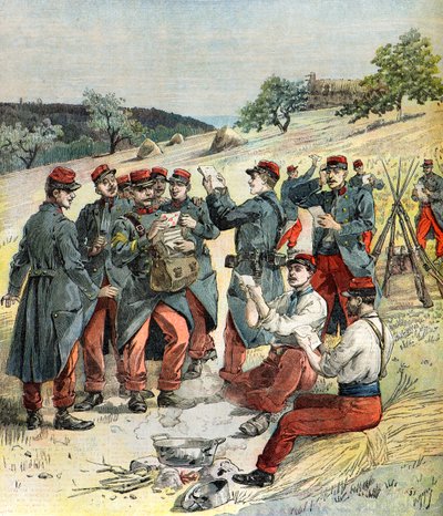 Distribution du courrier aux soldats - Henri Meyer